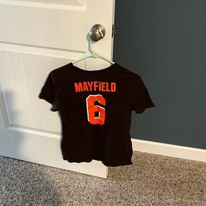 NWOT Baker Mayfield v-neck t-shirt
